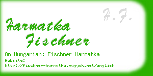 harmatka fischner business card